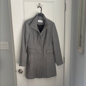 Calvin Klein Women's Classic Gray Trench Coat
